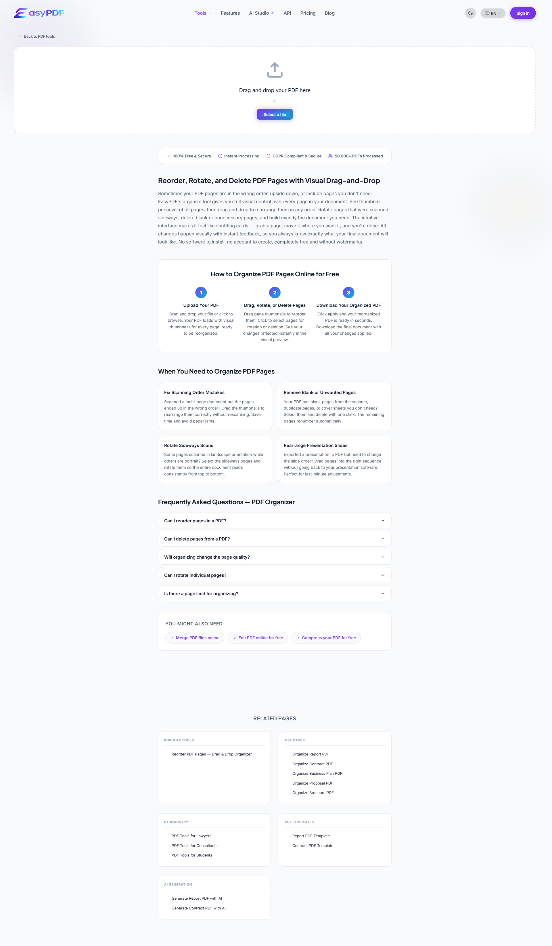 Atur Proposal PDF gratis, kompatibel Mekari Talenta — EasyPDF