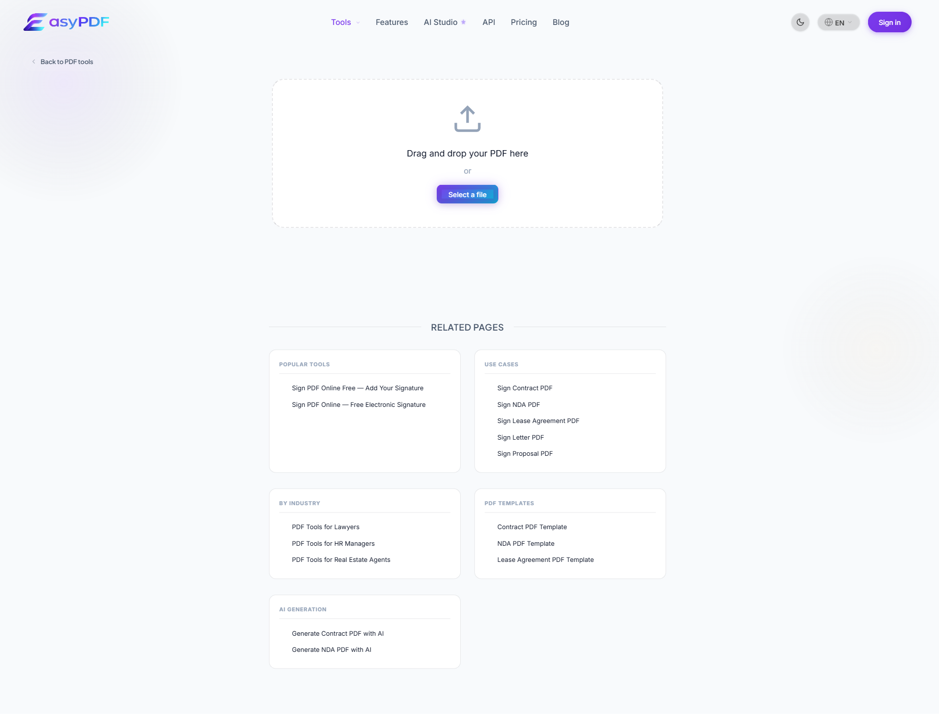Tanda tangani Proposal PDF di browser (VIDA ready) — EasyPDF